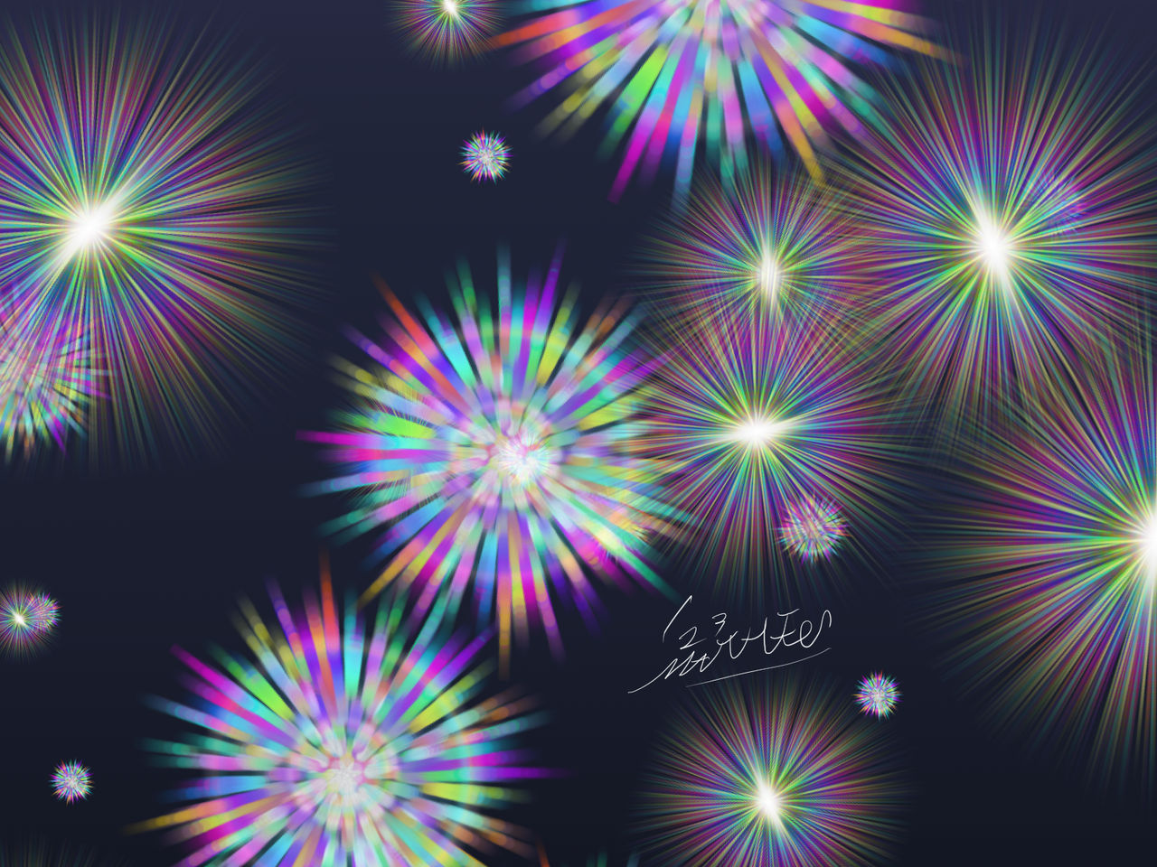 Flaring stars in the night by Fr1w4ny on DeviantArt