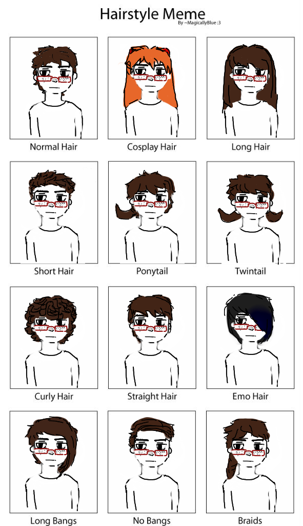 Hairstyle meme by LinnaDark on DeviantArt