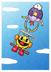 Pacman used Fly!