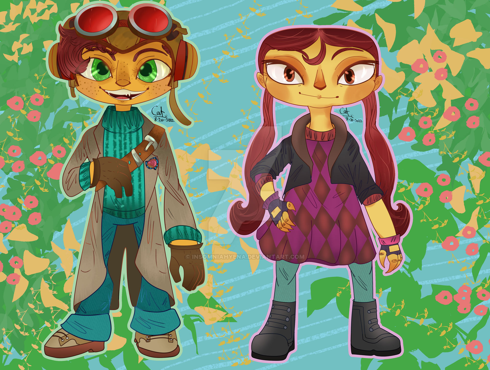 Psychonauts Ras Psychonauts - Raz and Lili by InsomniaHyena on DeviantArt