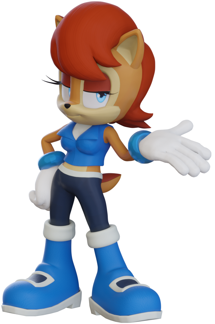 Sally Render 1 (2022) by SoN1c2001 on DeviantArt