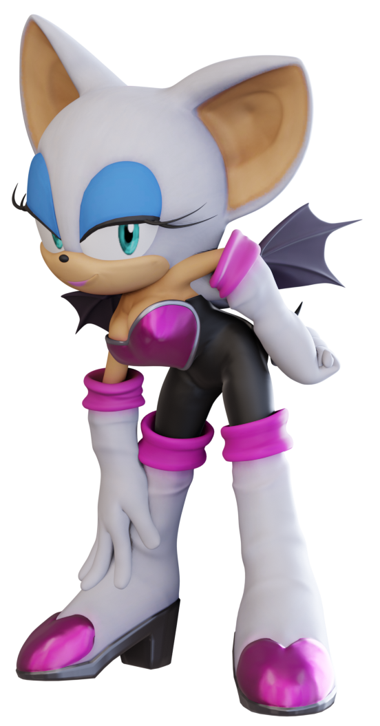 Rouge Render Pose 1 by SoN1c2001 on DeviantArt