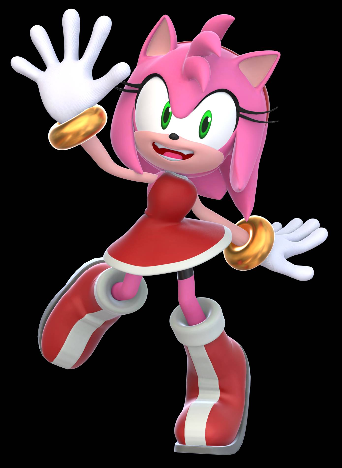 Official Renders Amy Rose Official Render Remake by SoN1c2001 on DeviantArt