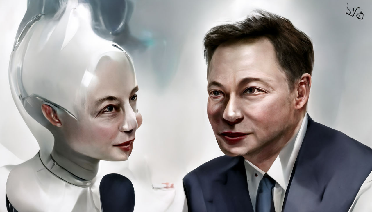 AI: The Talk with Elon Musk by tsibg on DeviantArt