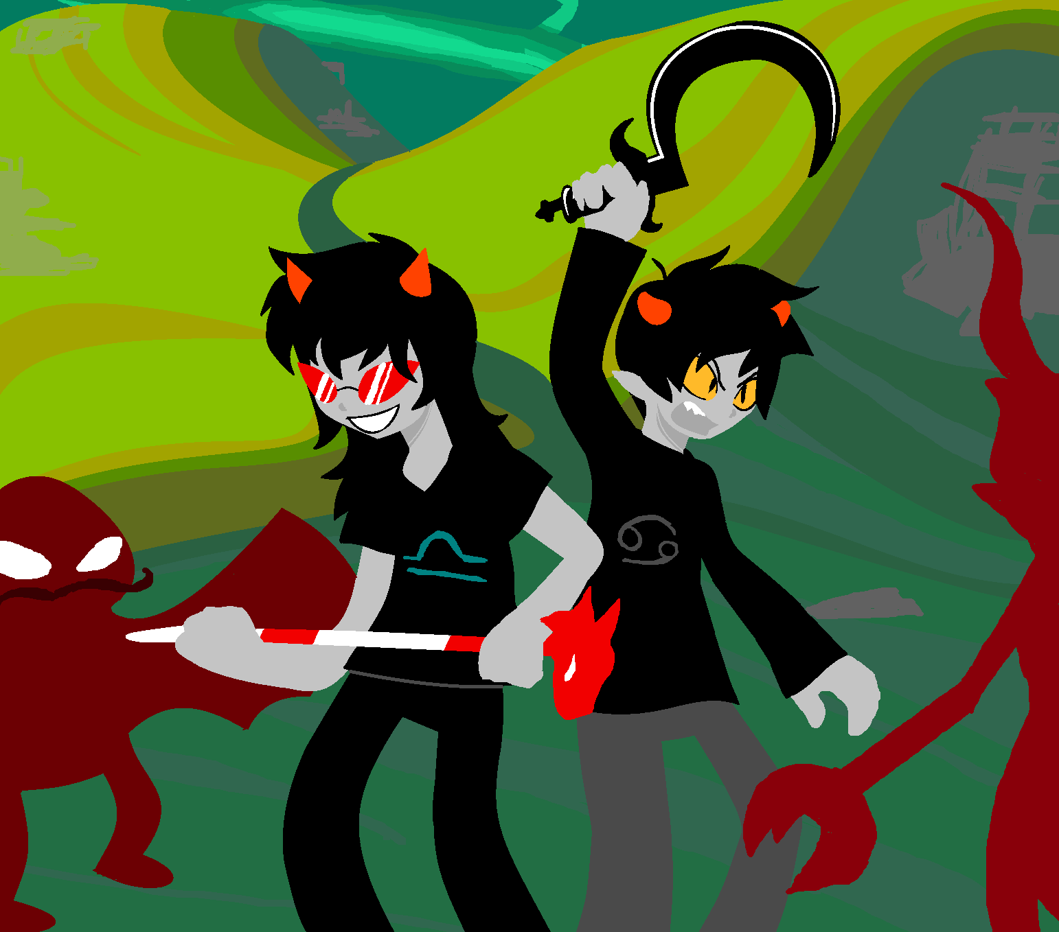 Homestuck Panel Re-Draw by sleuthingLicorice on DeviantArt
