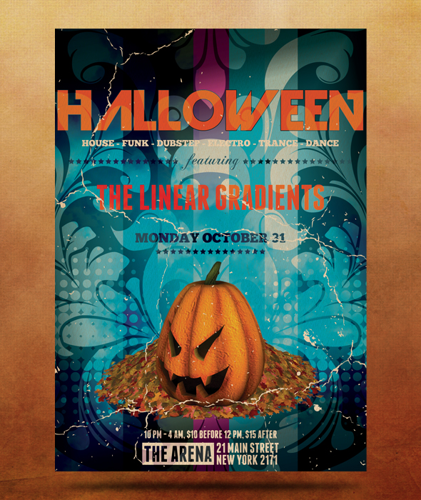 Halloween flyer template 7