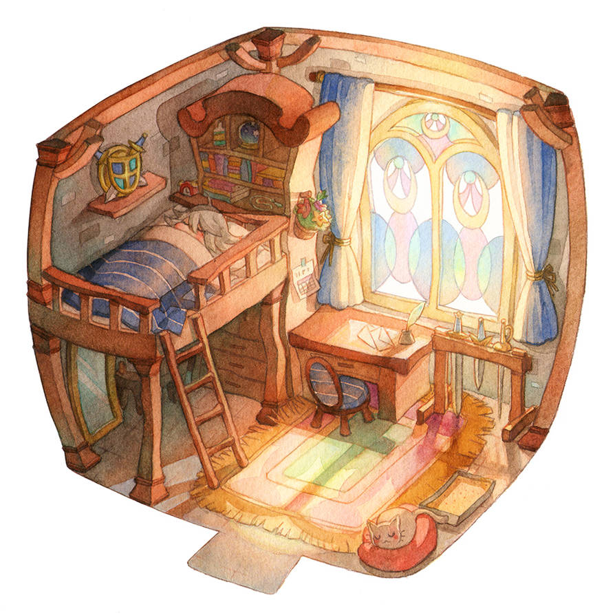 Room by Pearlgraygallery on DeviantArt