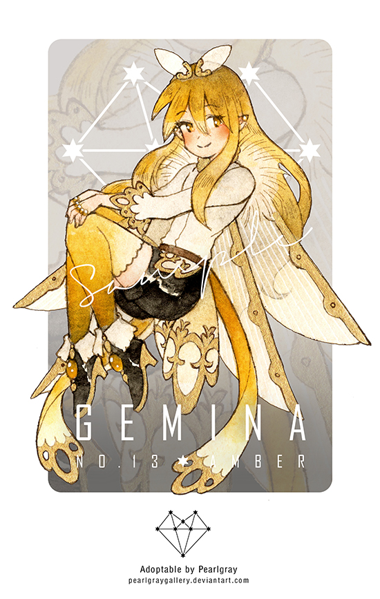 Adoptable - GEMINA : No. 13 Amber [CLOSED]