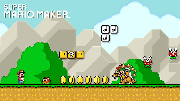 My Super Mario Maker Wallpaper