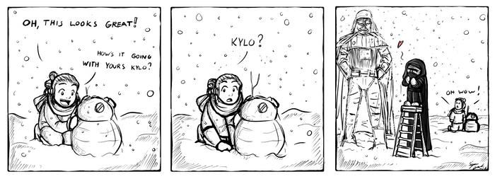 Kylo and Rey - Do You Wanna Build a Vader?
