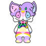 more art of multi colored nerds candy