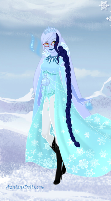 Snow-Queen-(me...) Made using Snow Queen Dress-up