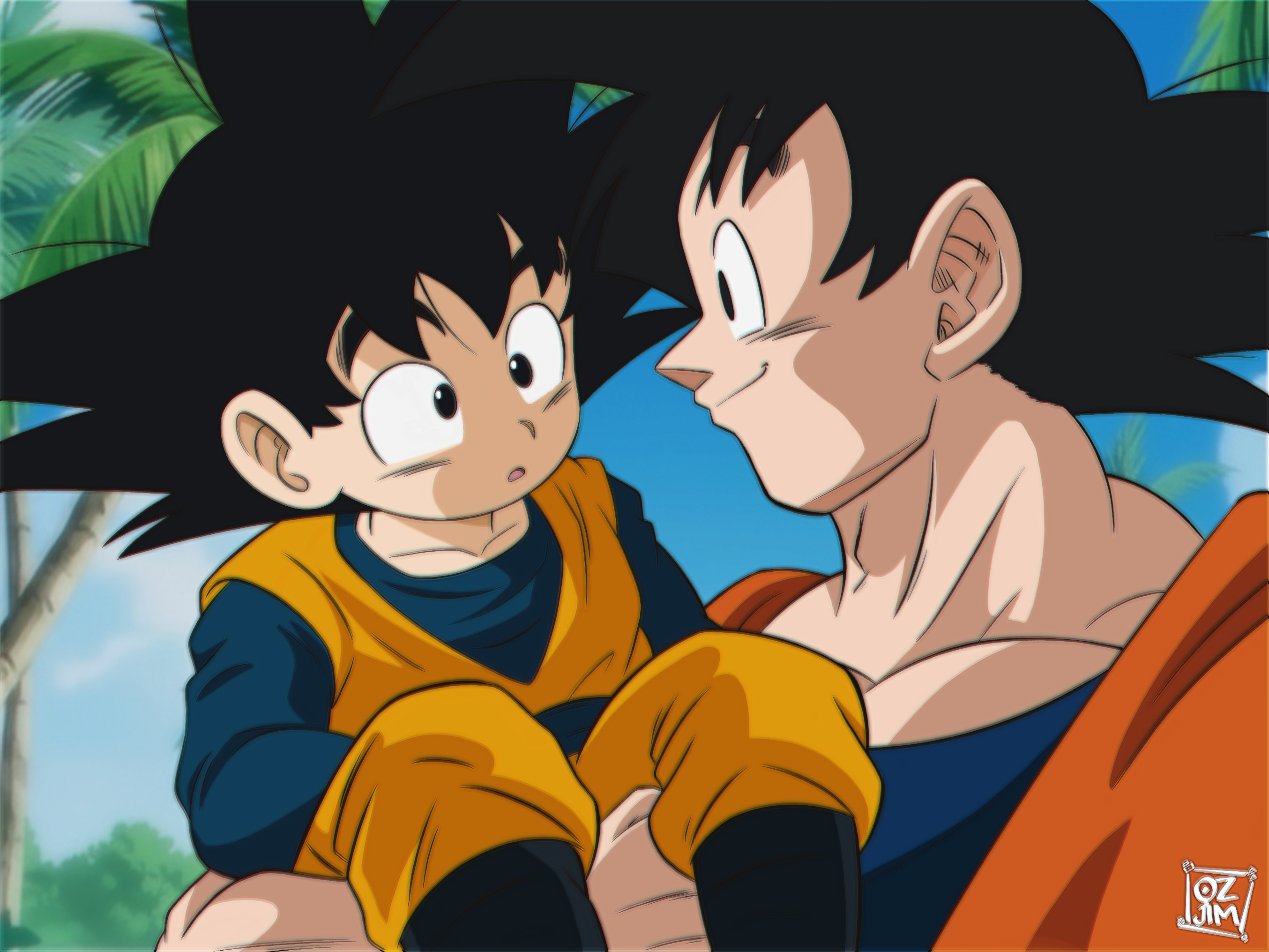 Goku And Goten redraw By 0zJim On DeviantArt goku-and-goten-redraw-by-0zjim-on-deviantart