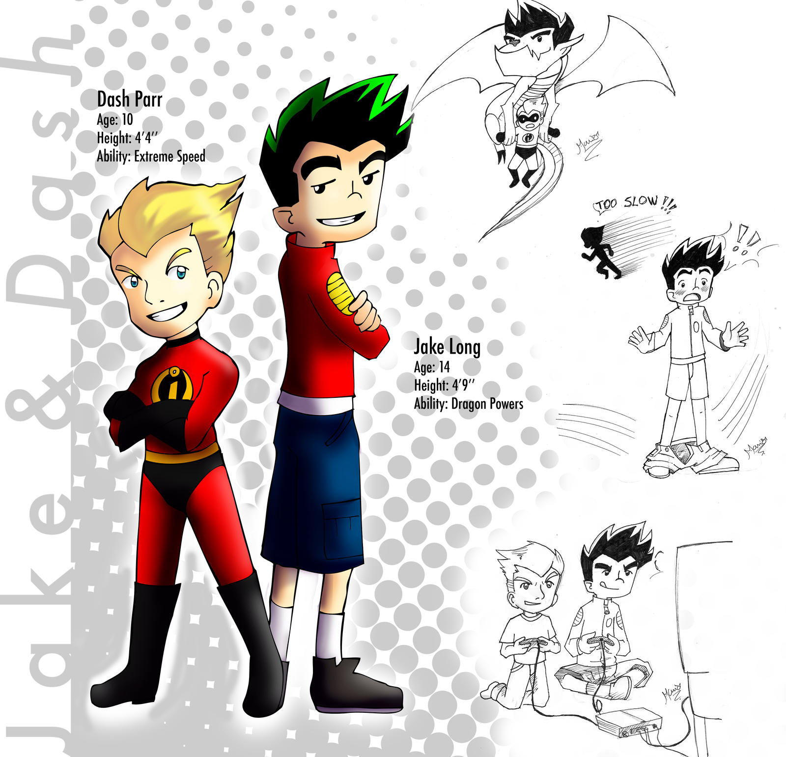 Jake Drosh Jake and Dash by MarioRoz on DeviantArt