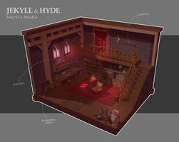 Jekyll and Hyde Studio - Environment Concept