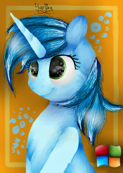 Windows pony by mlp1drawer on DeviantArt