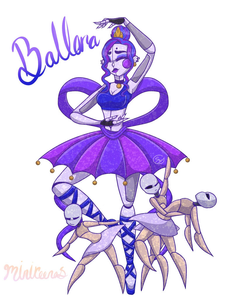 Ballora And Her Minireenas By Marionette920 On Deviantart
