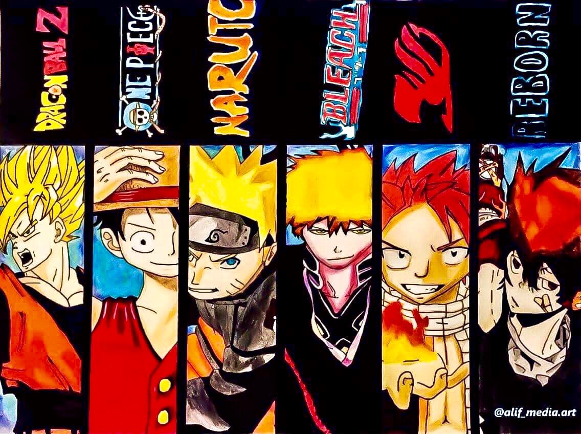 Legendary Anime Characters by ArtworkByAlif on DeviantArt
