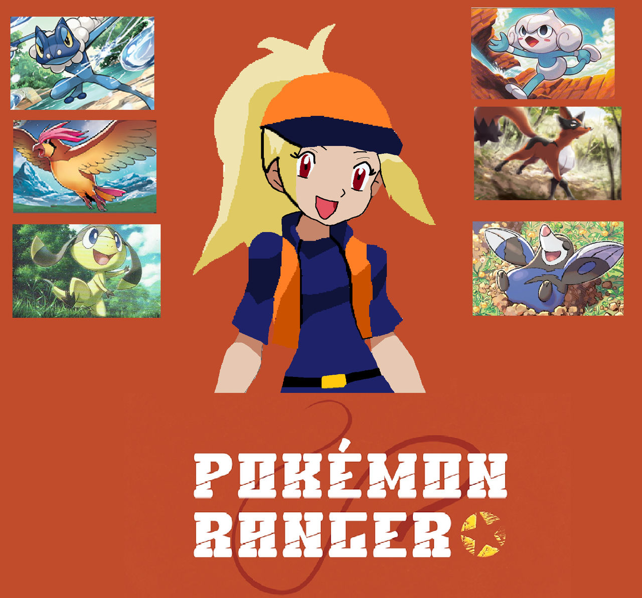 Pokemon Ranger Main Characters My Pokemon Ranger Team by PaperEmonga on DeviantArt