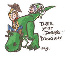 Toy Story- Train your dinosaur