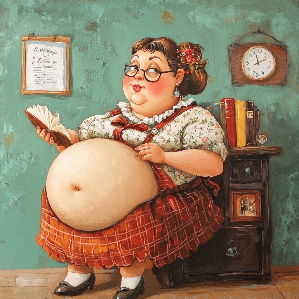 Obese Lady Deviantart Fat Lady Showing her fat belly by mred471 on DeviantArt
