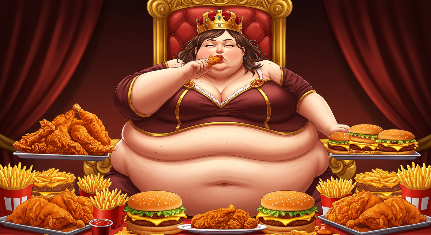 Obese Princess Feedee By Mred471 On DeviantArt obese-princess-feedee-by-mred471-on-deviantart
