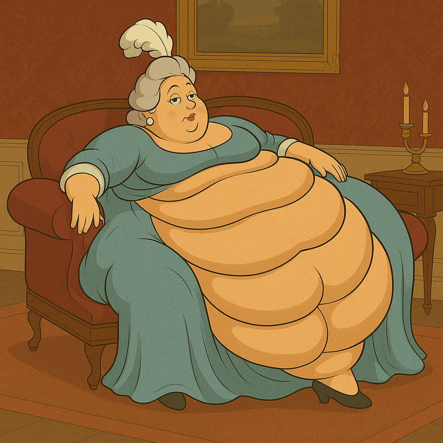 Obese Lady Deviantart Obese aristocratic lady by mred471 on DeviantArt