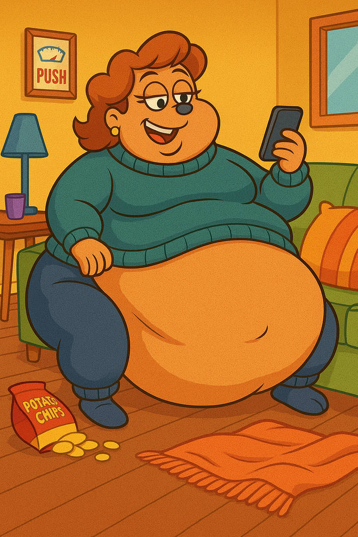 Obese Lady Deviantart Obese Lady by mred471 on DeviantArt