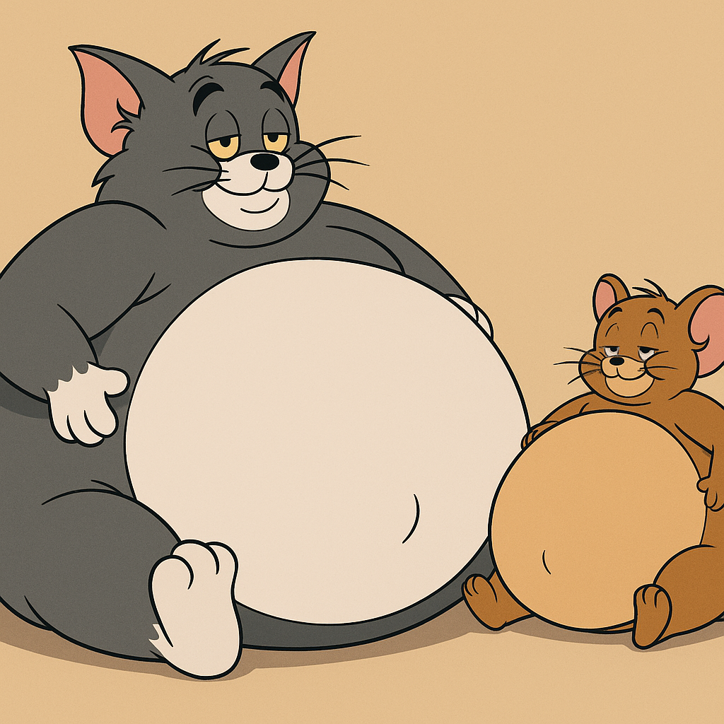Fat Tom Example Obese Tom and Jerry by mred471 on DeviantArt