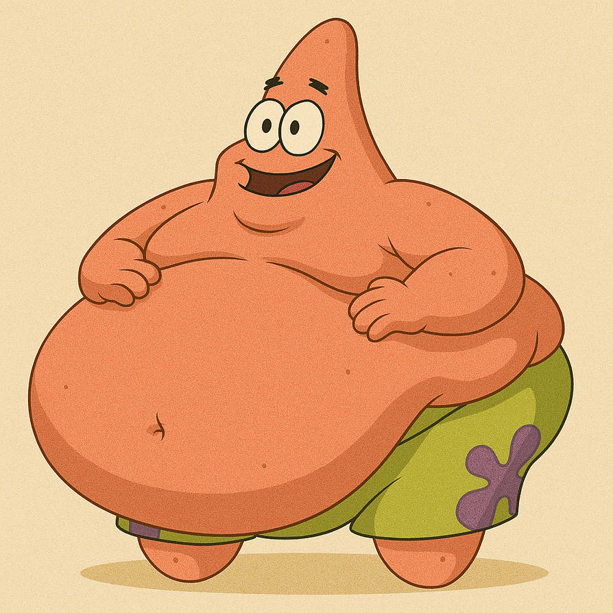 Partick Fat Obese Patrick Star by mred471 on DeviantArt