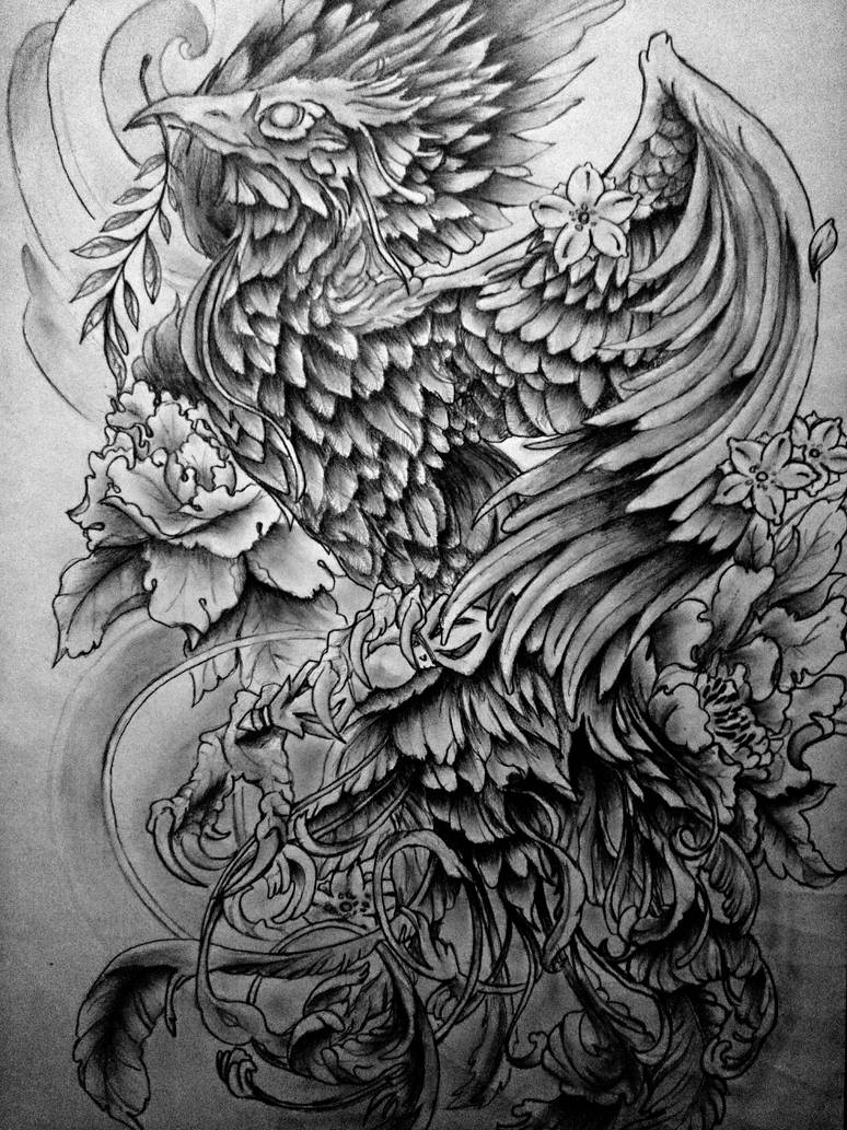 Phoenix Drawing Complex Phoenix ! Drawing By Dexa ArT by DEXXXAAAA on DeviantArt