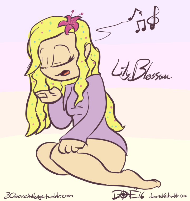 30 Minute Challenge: Flowerchild Lily Blossom