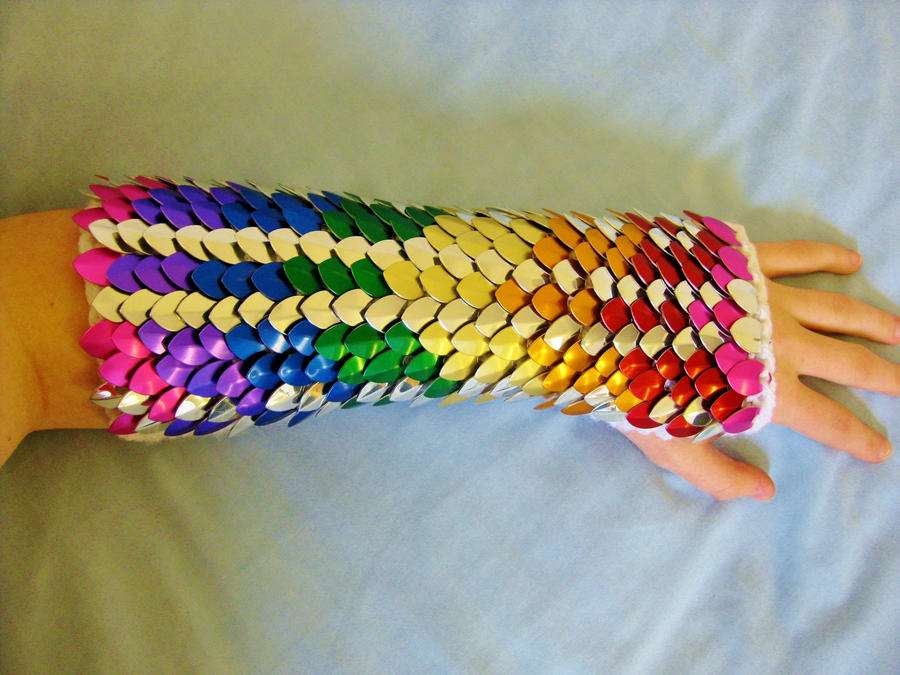 Super Rainbow Dragon Fists of Awesome by CraftyMutt