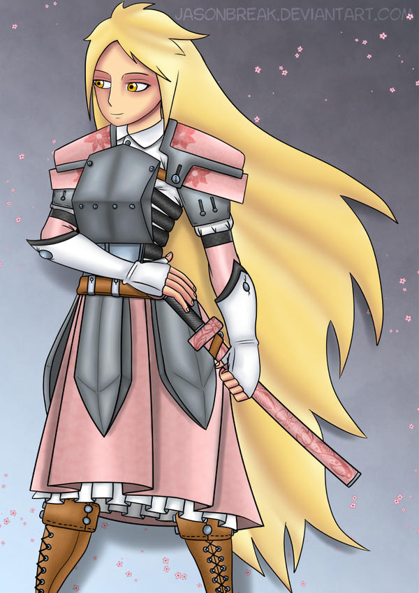 Cherry Blossom Knight (Improved Version)