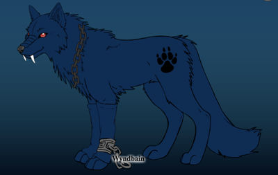 My Dark Blue Wolf by BlakeRitter on DeviantArt