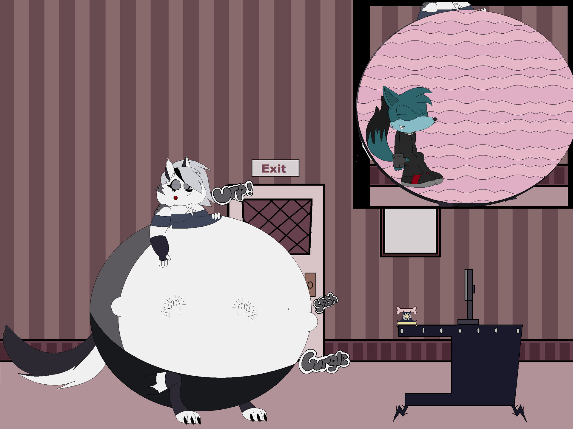 Fat Loona's Wolf Meal by BlakeRitter on DeviantArt