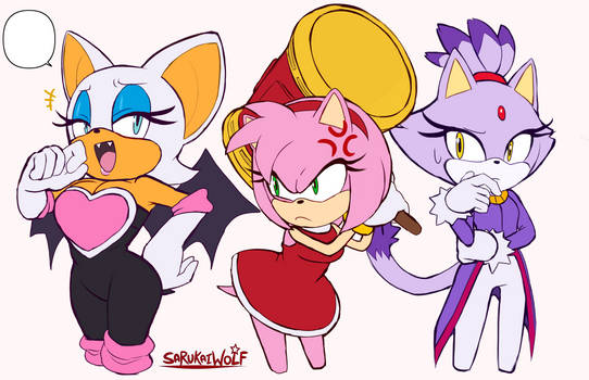 Sonic Girls Doodle