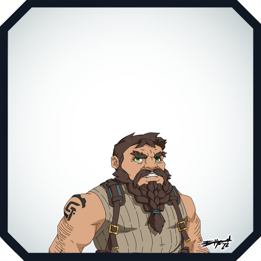 TTRPG Character Design - Animation Style - Gundren by Either-Art on ...