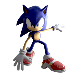 I'm back. Here's a pic of Sonic I guess...