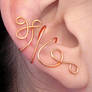 Copper Loops Ear Cuff v2