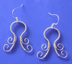 Wire Octopus Earrings by lavadragon