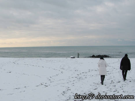 Neve a Ostia: Il Mare 2