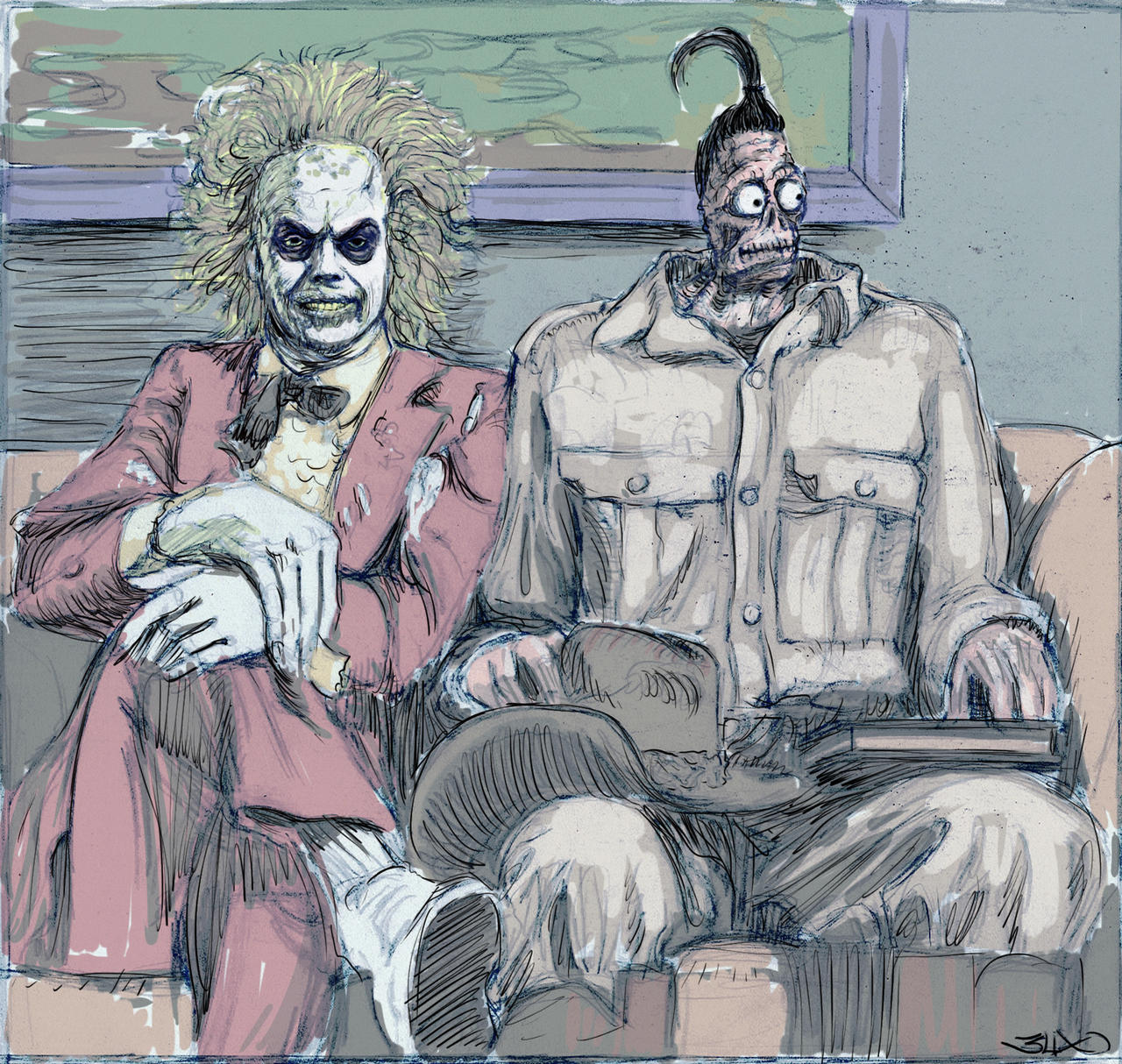 Beetlejuice Sketch By 3Lix13 On DeviantArt beetlejuice-sketch-by-3lix13-on-deviantart
