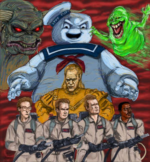 Ghostbusters Sketch WIP