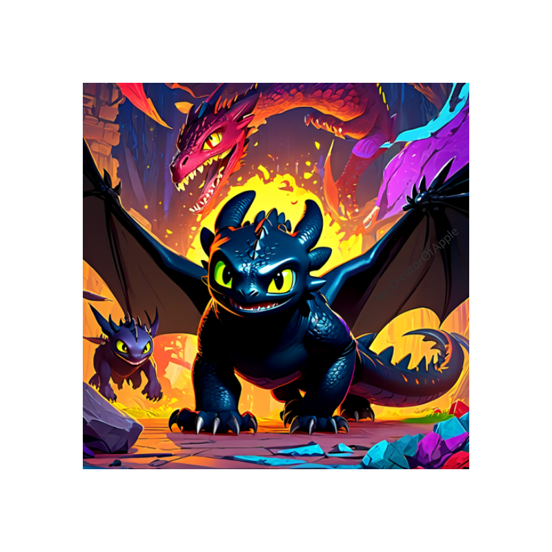 Creature Creator Toothless Toothless and Toothless Jr. by TheCreatorOfApple on DeviantArt