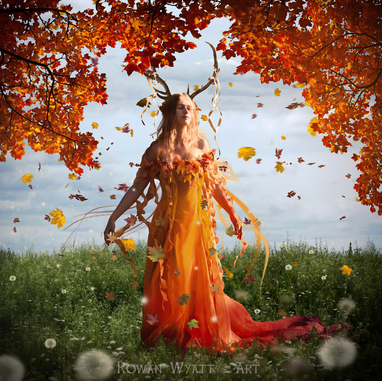 Autumn Queen by RowanWyattArt on DeviantArt