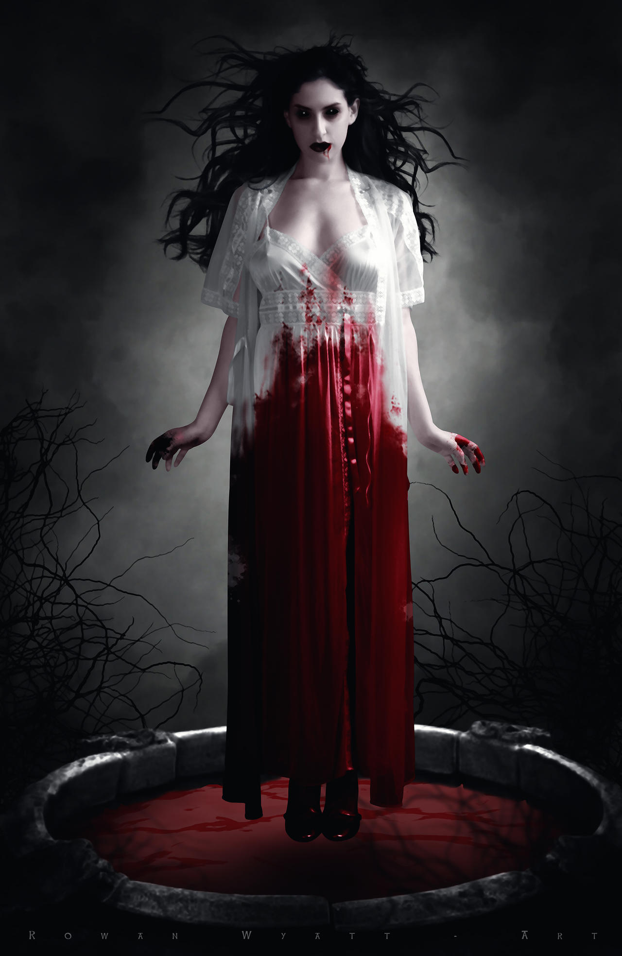 Blood Bath by RowanWyattArt on DeviantArt