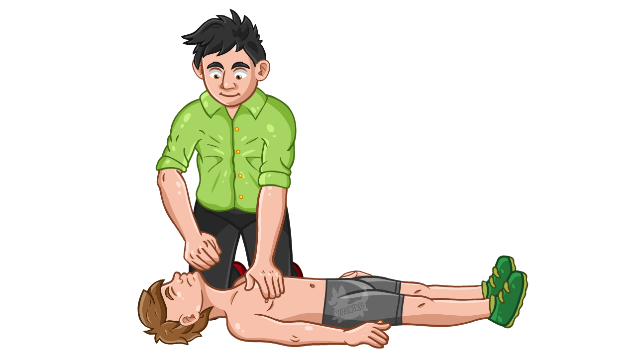 Cpr Annimation CPR Drawing (Cardiopulmonary Resuscitation) by Yoshiko-Animation on ...