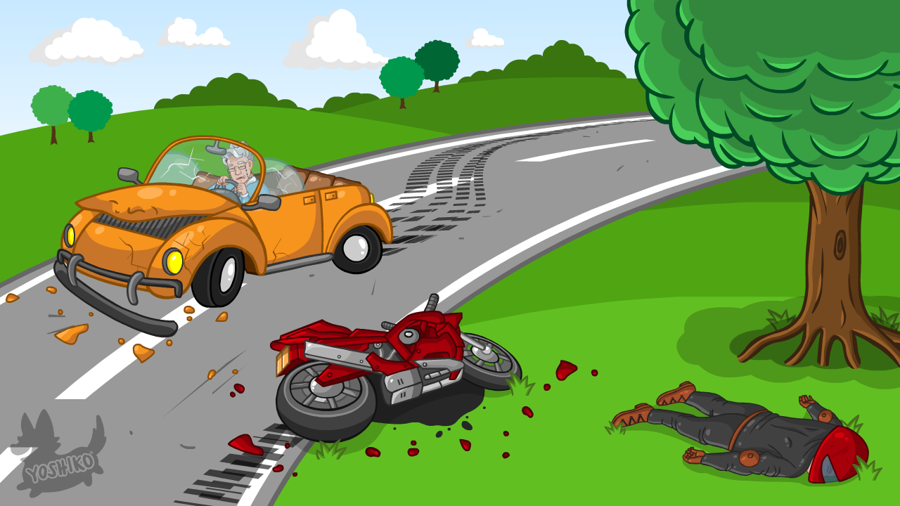 Cartoon Accident Car and Motorcycle by Yoshiko-Animation on DeviantArt Cartoon Accident Car and Motorcycle by Yoshiko-Animation on DeviantArt