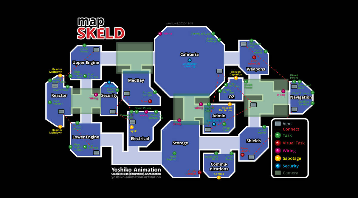 Among Us Map Skeld Location Guide English By Yoshiko - vrogue.co